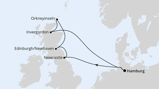 Routenverlauf für Norwegens Küste 3 mit AIDAaura am 03.05.24 Routenverlauf für Norwegens Küste 3 mit AIDAaura am 03.05.24