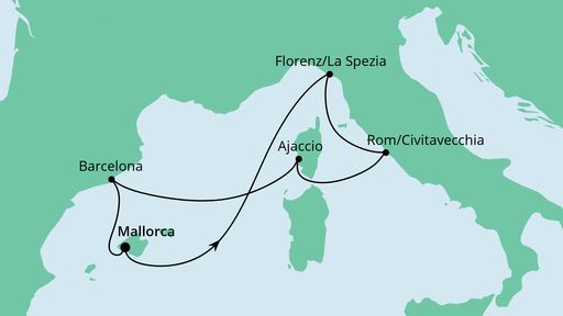 Routenverlauf für Ostsee ab Kiel mit AIDAnova am 21.08.21 Routenverlauf für Ostsee ab Kiel mit AIDAnova am 21.08.21